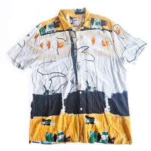 Zara Mens Button Up Size XL
